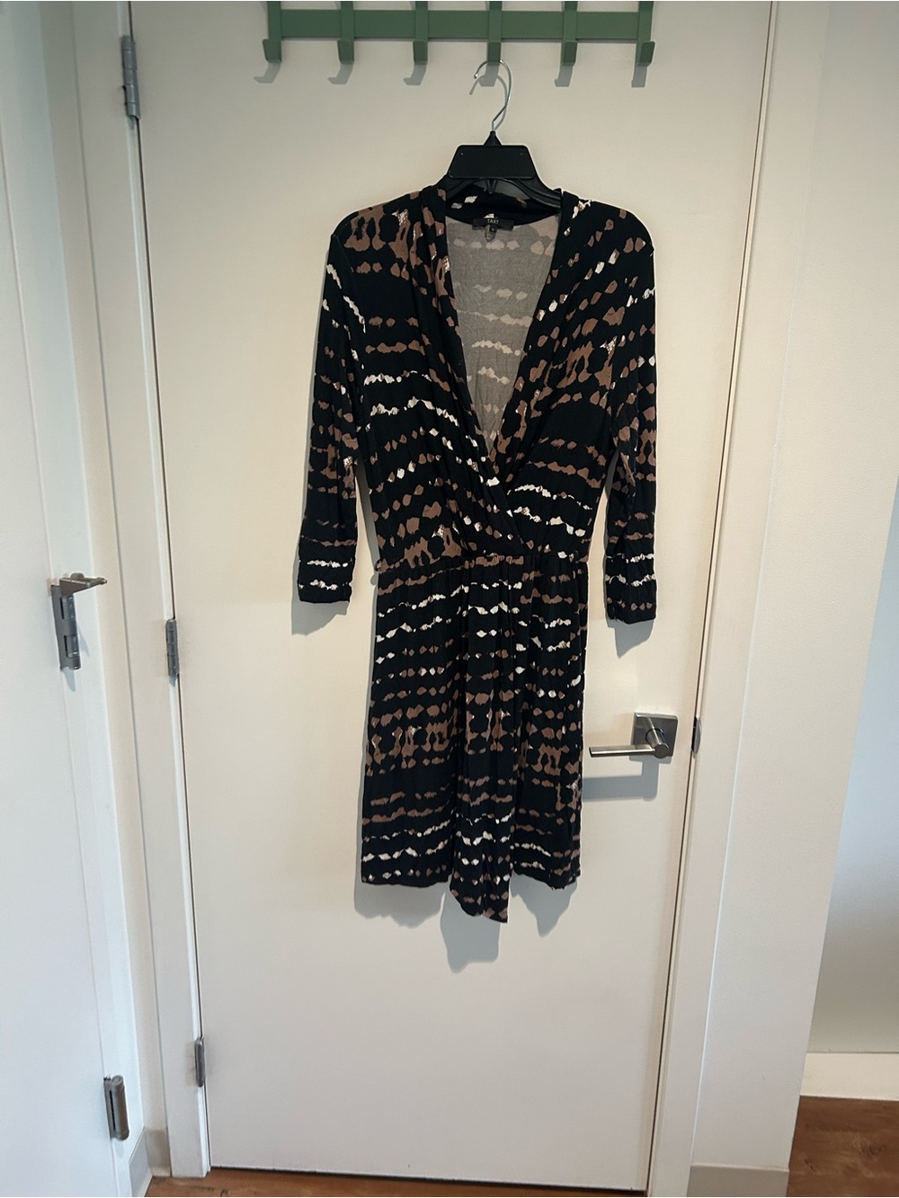 Tart animal-print wrap dress
